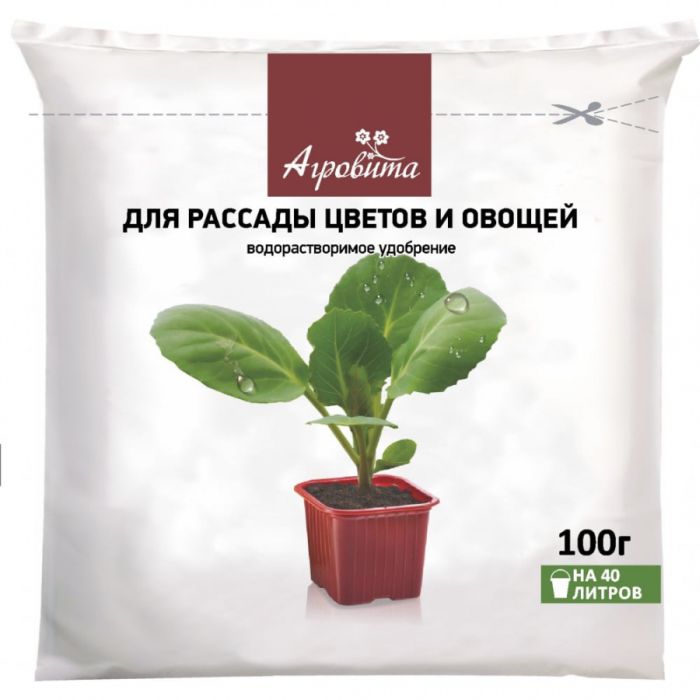 

Удобрение Агровита для рассады, 100г