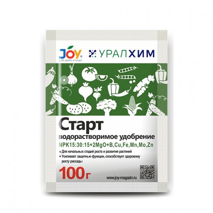 

Водорастворимое удобрение Старт, 100г